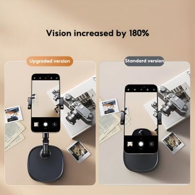 High-quality mobile phone stabilizer with upgraded version for enhanced selfie and video recording stability, ideal for content creators and photography enthusiasts.