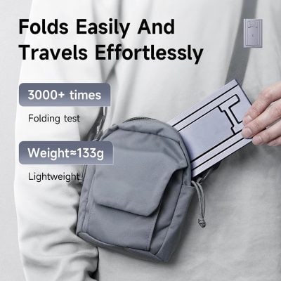 Folding eyeglasses case for travel and convenience, lightweight and durable, perfect for opticians and eyewear storage.