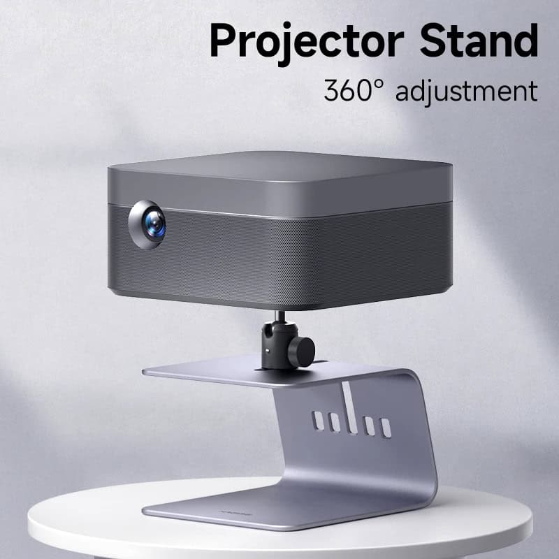 Projection monitor stand with 360° adjustment for ergonomic workspace setup. Ideal for smart offices, classrooms, and presentations, enhancing productivity and comfort.