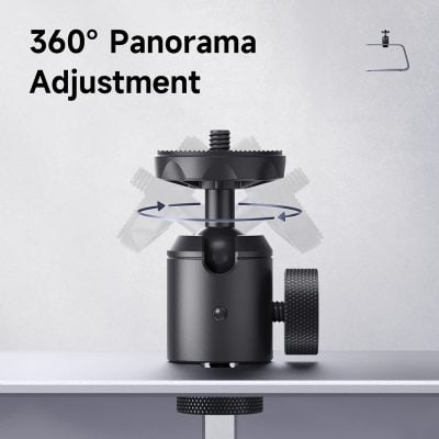 360° panorama adjustable mount for optometry equipment, ideal for eyeglasses fitting stations, enhance precision in optometry practice.
