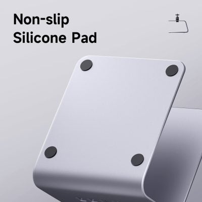 Non-slip silicone pad for optometry trays and equipment.