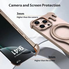 Durable camera and screen protector with 3mm thickness to prevent scratches and damage, compatible with smartphones and smartwatches. Expert-quality protection from Monalisa Store.