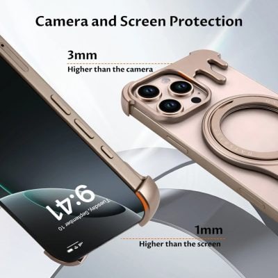 Durable camera and screen protector with 3mm thickness to prevent scratches and damage, compatible with smartphones and smartwatches. Expert-quality protection from Monalisa Store.