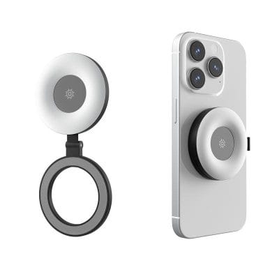 Wireless phone ring holder with starry light design for enhanced grip and ease of use on smartphones and tablets.