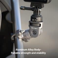 Aluminum alloy medical equipment component with high strength and stability for optometry.