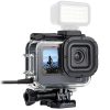 High-quality action camera with waterproof housing and outdoor mount, ideal for capturing adventure shots during cycling, mountain biking, and outdoor sports. Perfect for extreme sports enthusiasts.