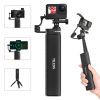 4K handheld gimbal stabilizer for smooth video recording, compatible with GoPro cameras and smartphones, ideal for vlogging, videography, and content creation.