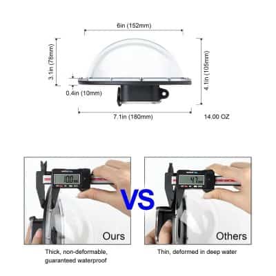 - High-quality waterproof LED light fixture for optical and dental clinics, measuring 6 inches with durable, impact-resistant design.