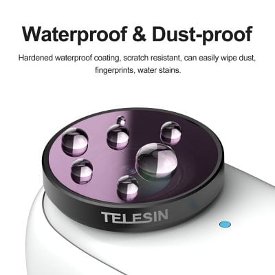 Small round vacuum therapy cup with water droplets on purple surface for skincare or cosmetic treatments.
