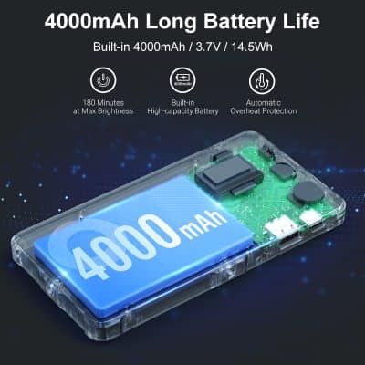 4000mAh long-lasting rechargeable battery for optometry devices at Monalisa Store.