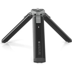 Compact camera tripod stand for professional photography and videography, adjustable and lightweight, perfect for stable shots and portable use.