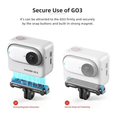 High-quality security camera for property monitoring with magnetic mounting and snap-on fastening, ideal for outdoor surveillance and smart security solutions.