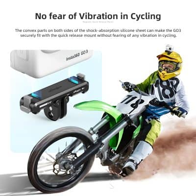 High-quality image of a motocross rider wearing safety gear and riding a green dirt bike on a dirt trail with a focus on motocross equipment and rider safety.