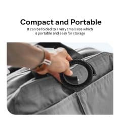 Lightweight portable medical bag with carrying handle and foldable design for easy storage and travel use.