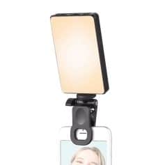 Professional phone and beauty selfie ring light for optimal lighting during makeup application and selfies at Monalisa Store, enhancing your beauty and optical quality.