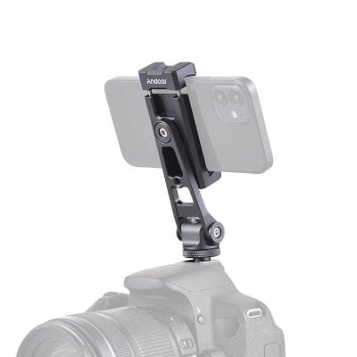 Flexible smartphone camera mount for professional photography, videography, and optical measurements. Ideal for content creators, optics, and eye care professionals.