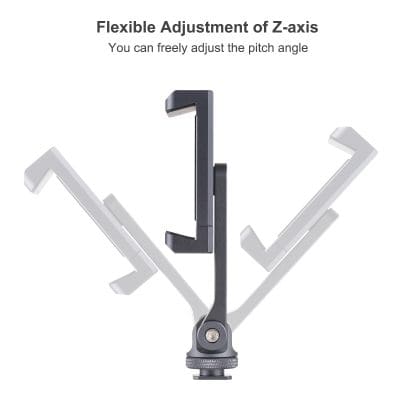 Adjustable monitor arm with flexible Z-axis pitch for ergonomic workspace setup.