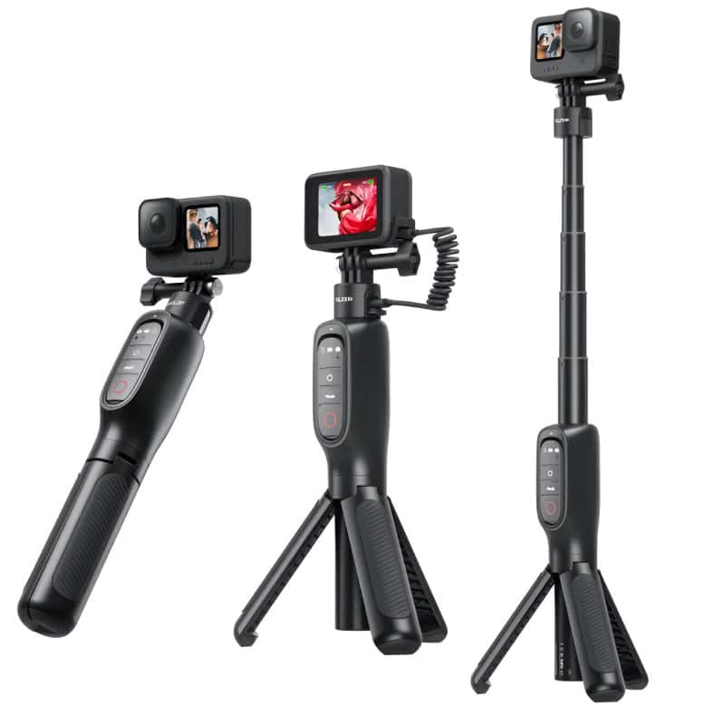 Compact handheld gimbal camera for vlogging and selfie videos, stability and 4K recording, ideal for content creators and travel enthusiasts.