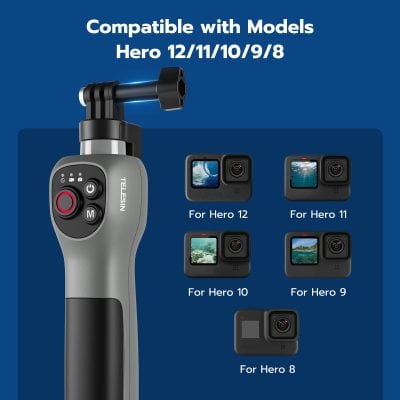 2. High-quality medical endoscope camera handle compatible with GoPro Hero models 8-12, for professional medical visualization.