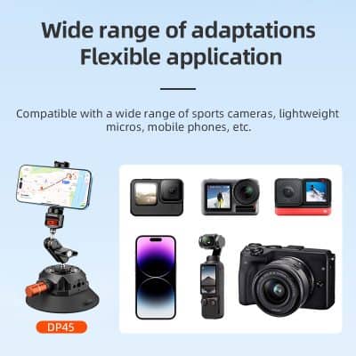 High-quality mobile and sports cameras compatible with microphones, smartphones, and action cameras; versatile camera accessories for photography and videography.