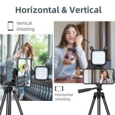 High-quality LED ring light for professional photo and video shoots, ideal for beauty, makeup, and social media content creation at Monalisa Store.