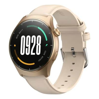 Smartwatch with fitness tracking, heart rate monitor, and digital display, showcasing modern wearable technology available at Monalisa Store for healthcare and fitness enthusiasts.
