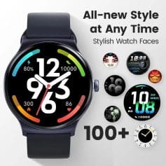 Smartwatch with customizable faces and health tracking features, available at Monalisa Store.