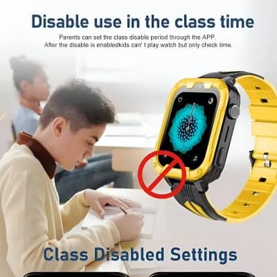 Disable class time settings on kids smartwatch, parent control for school classroom, safety watch with parental control, child smartwatch with class disable feature, Monalisa Medical opt for kids' safe smart watch with class disable capabilities.
