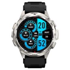Smart sports smartwatch with fitness tracking, heart rate monitor, GPS, and customizable display, ideal for active lifestyles and health enthusiasts.