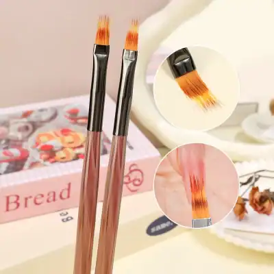 Soft synthetic brush tools ideal for eye makeup and cosmetics application at Monalisa Store, featuring precision and professional quality.