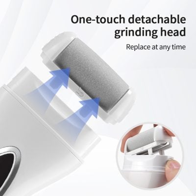 Replacement head for Monalisa medical device, easy one-touch detachment, compatible for efficient skin care treatments.