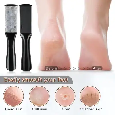 Remove dead skin and calluses from feet with advanced foot care tools for smooth, soft, healthy heels. Achieve visible results like healthier skin, reduced cracks, and softer heels easily at home.