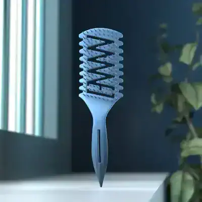 Aesthetic hairbrush with