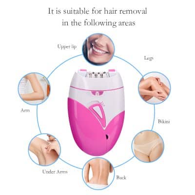 Laser hair removal device for upper lips, legs, bikini, arms, underarms, and back at Monalisa Store, offering effective hair removal solutions for smooth skin.