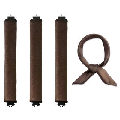 Soft brown replaceable filter pads and a matching silk scarf for stylish eyewear accessories, ideal for enhancing optical comfort and fashion in optical stores.