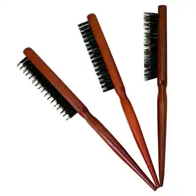 Soft-bristle eyelash cleaning brushes with wooden handles, ideal for quick and easy makeup removal and eyelash care, perfect for beauty salons and personal use.