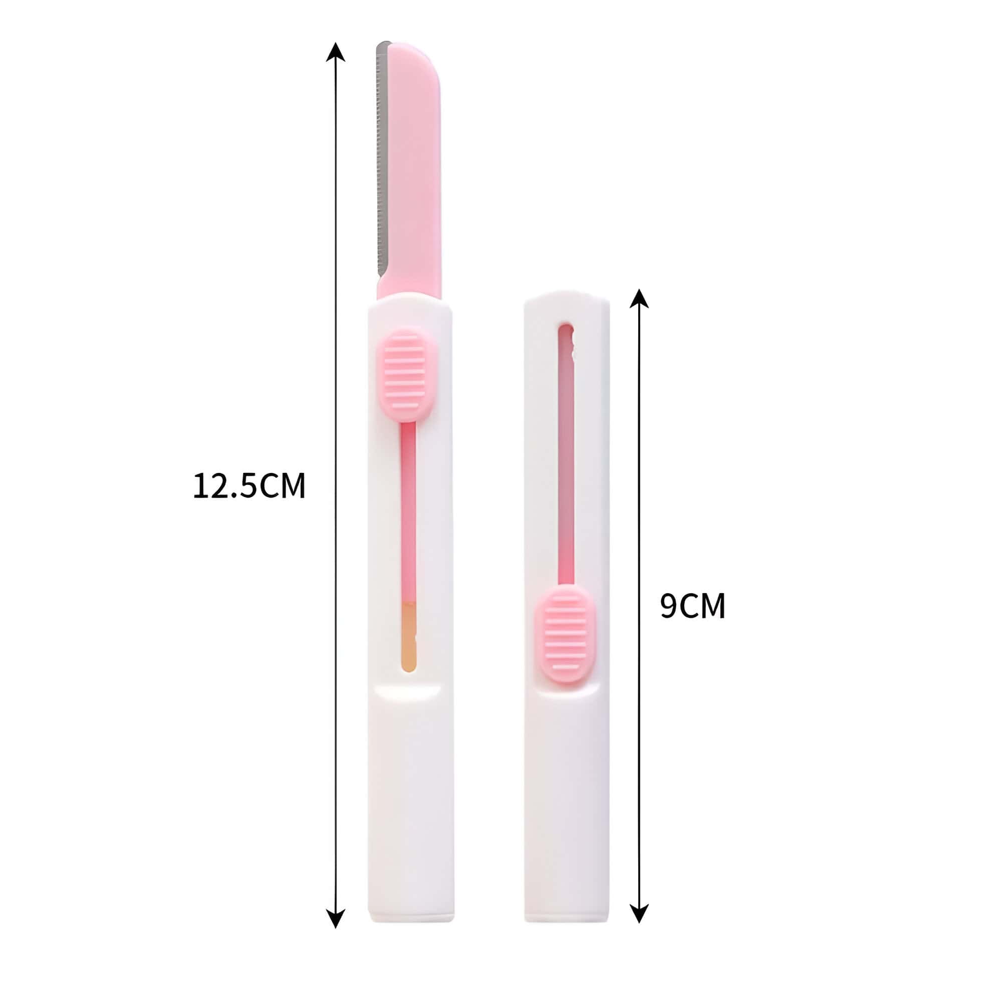 Pink and white chin and eyebrow waxing spatula with adjustable temperature control, ideal for beauty salons and skincare routines.