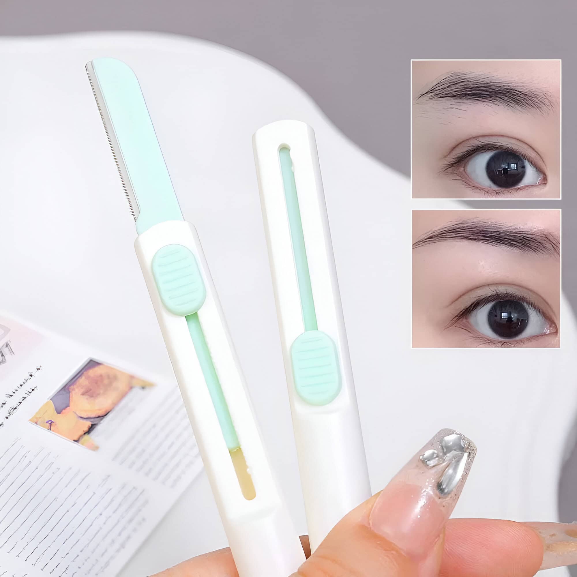 Precision Eyebrow Razor for Eyebrow Shaping and Grooming, Safe & Gentle for Sensitive Skin, Ideal for Facial Hair Removal, Dermatologist Recommended Monalisa Medical Store.