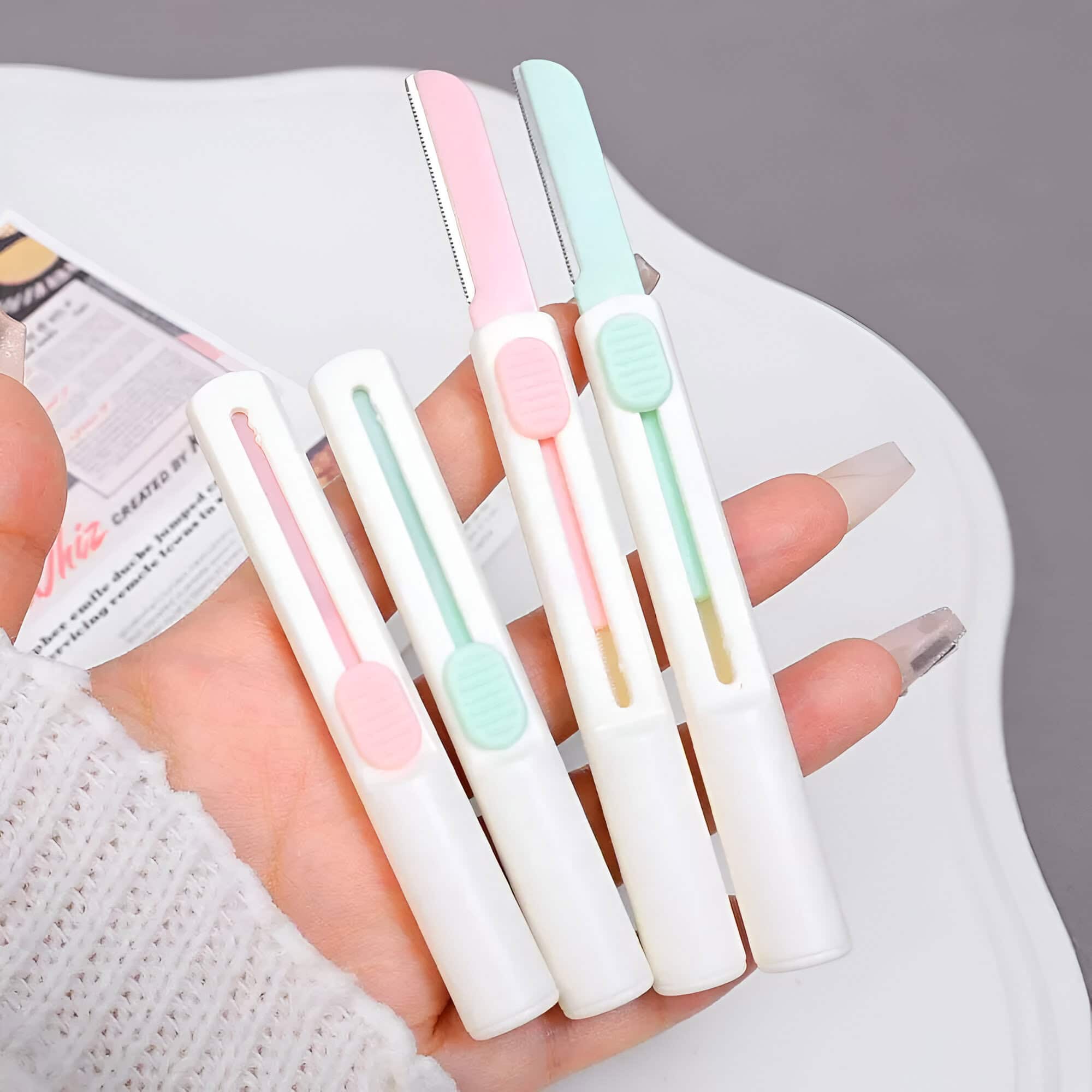 Pastel-colored precision scalpels for cosmetic procedures, aesthetic treatments, and professional use at Monalisa Store.