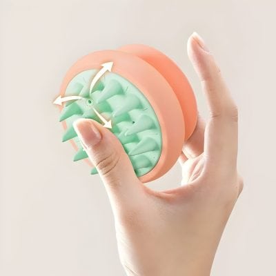 Removable contact lens cleaning wipe with textured surface and arrows indicating cleaning motion, perfect for maintaining clear vision, high-quality optical lens care, and hygiene.