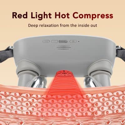 Red Light Hot Compress for pain relief and skin rejuvenation, featuring deep relaxation therapy from the inside out at Monalisa Medical Store.
