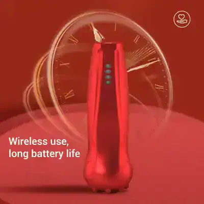 Wireless electric shaver with long battery life and cordless operation, ideal for men's grooming and facial hair trimming. Perfect for at-home or travel use.