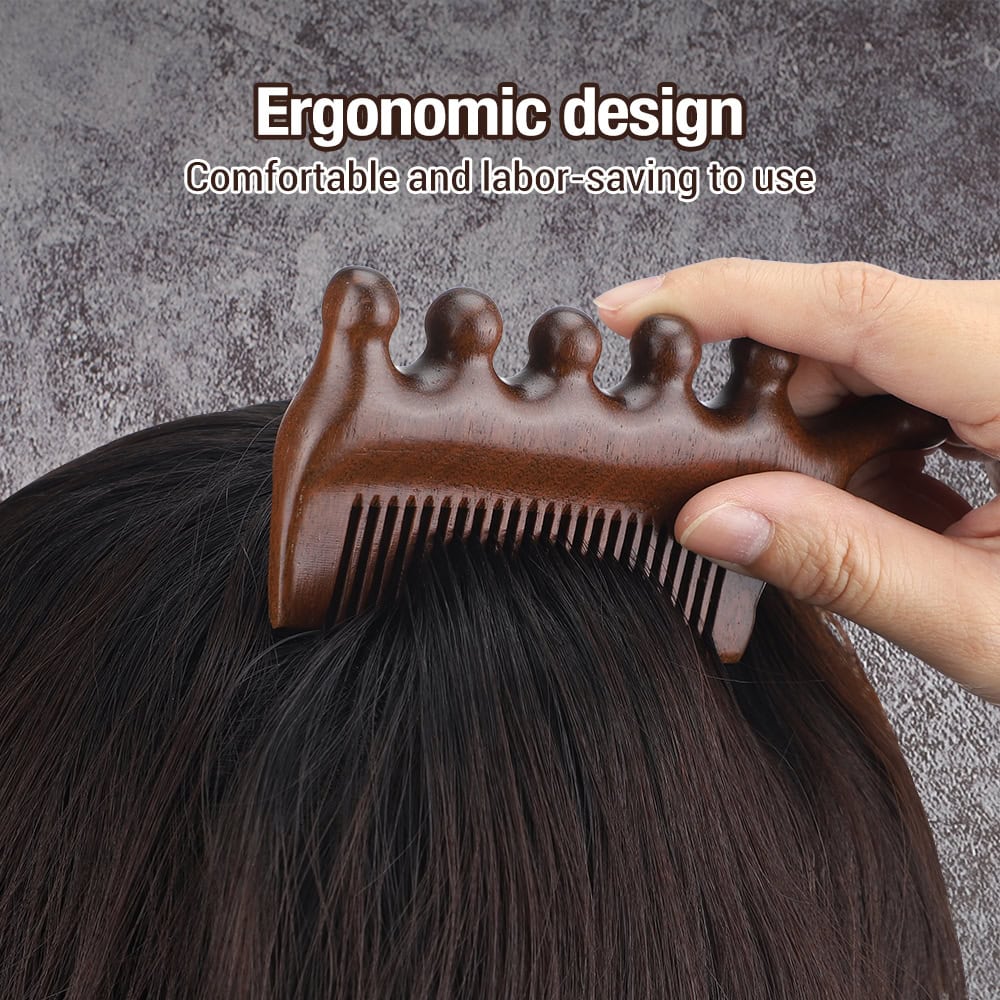 Smooth hairstyling comb for professional hairdresser, ergonomic design, comfortable and labor-saving hair grooming tool, ideal for salon and home use.