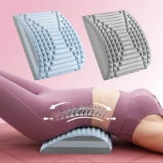 Comfortable ergonomic massage cushion with 3D wave-shaped air chambers for pelvic and lower back relief, ideal for pain relief, relaxation, and improving posture.