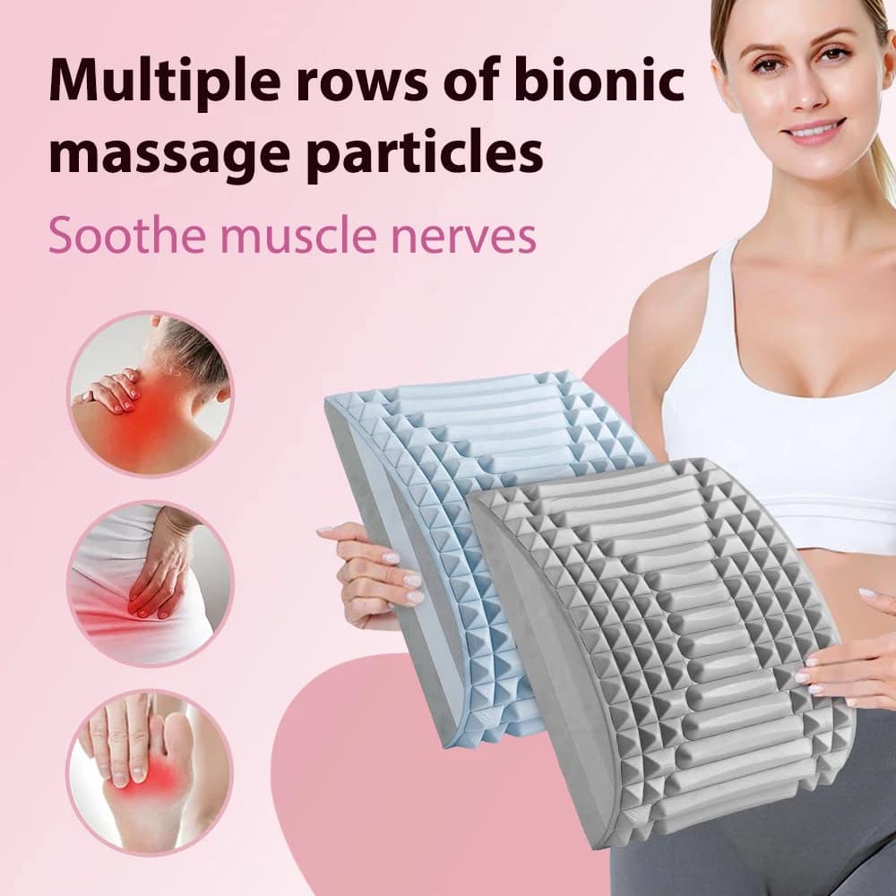 Nursery-themed image of foam massage particles designed to soothe muscle nerves at Monalisa Store. Keywords include bionic massage, muscle relief, and massage particles, emphasizing wellness and therapy products.