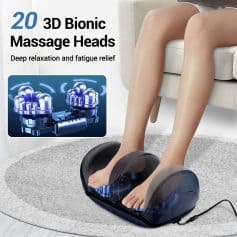 3. High-tech 3D Bionic Massage Heads for Deep Relaxation and Fatigue Relief, Perfect for Foot and Leg Massage Therapy.