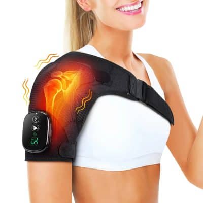 Relief shoulder pain with innovative heating therapy brace, ideal for arthritis and muscle soreness, featuring adjustable temperature control for targeted pain management.
