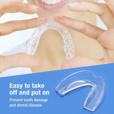 Clear dental aligner for teeth straightening and orthodontic treatment at Monalisa Store. Perfect for preventing tooth damage and maintaining oral health.