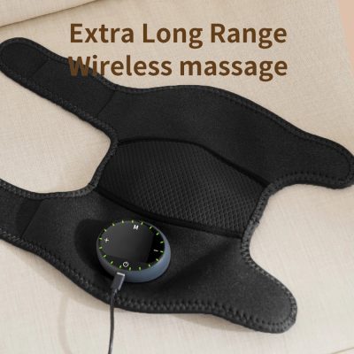 Wireless massage device with long-range, adjustable settings, ergonomic design, and user-friendly controls for pain relief and relaxation. Perfect for home or clinic use.