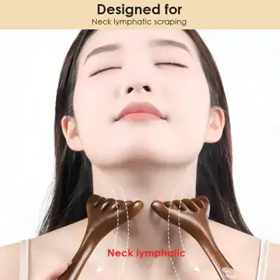 Neck lymphatic scraping device for facial lymphatic drainage, massage, and skin detoxification at Monalisa Medical Store. Ideal for skincare and lymphatic health.